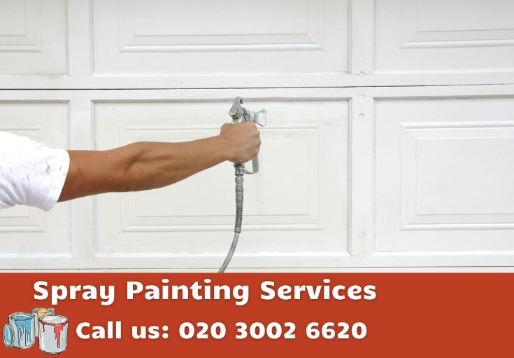 spray painting Wimbledon